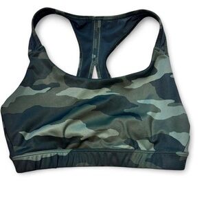 Athleta Black and Olive Sports Bra